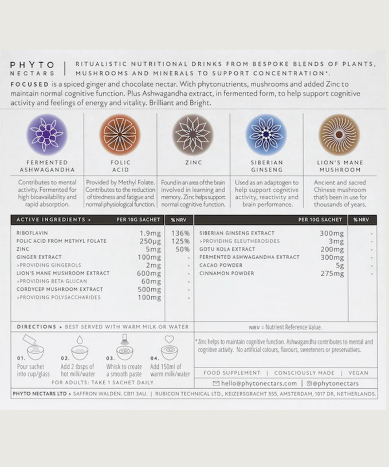Phyto Nectars: I Am Focused