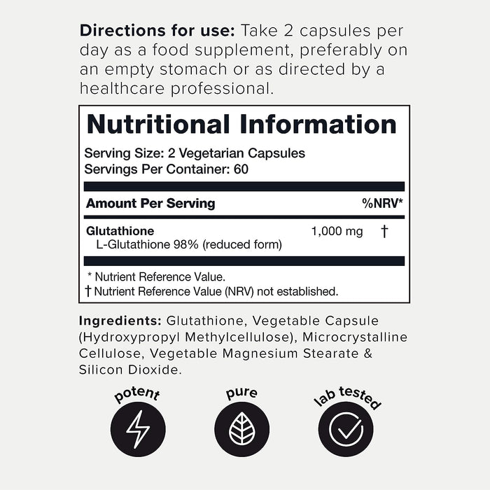 Toniiq Glutathione - 1000mg