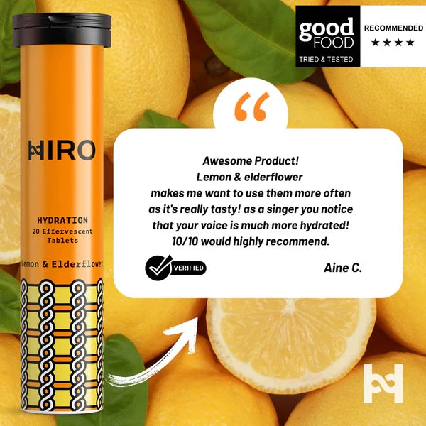 Hiro Hydration Tablets (Lemon & Elderflower)