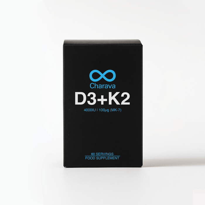 Charava Vitamin D3 (4000IU) + K2 (MK-7)