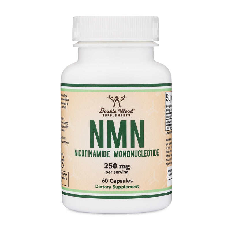 Double Wood NMN 250mg – 60 Capsules, 30 Servings, Gluten Free
