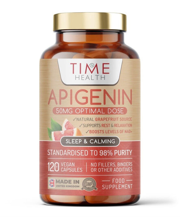 Apigenin - 50mg x 120 Capsules - 98%+ Purity