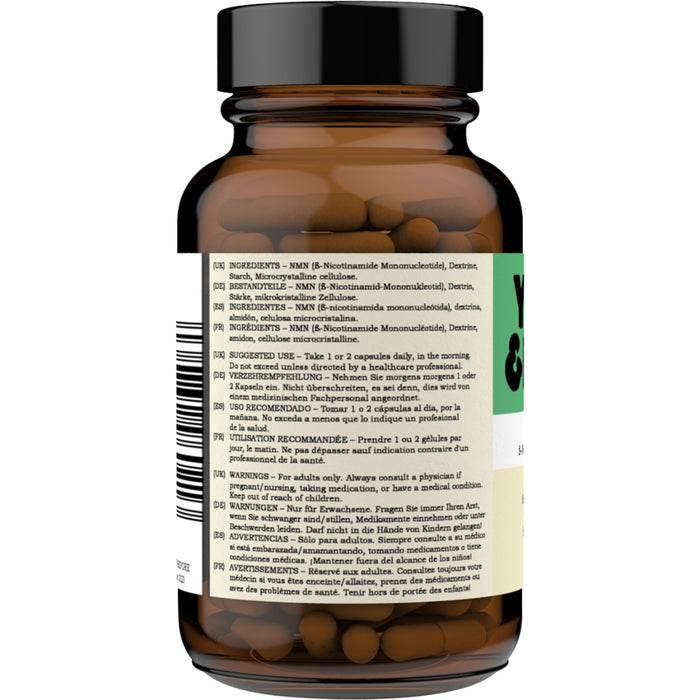 NMN Delayed Release Capsules – 250mg x 60 Capsules