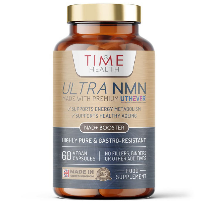 Ultra NMN (β-Nicotinamide Mononucleotide) – 99% Pure – NAD+ Booster – Cellular Energy & Anti-Ageing – Stabilised – Made with Clinically Proven UTHEVER®