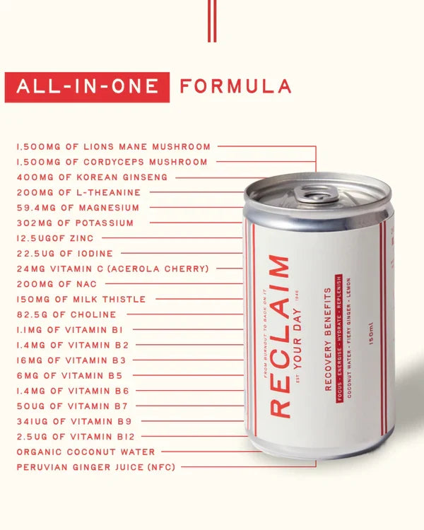 Reclaim Morning Recovery Shot (12-Pack)