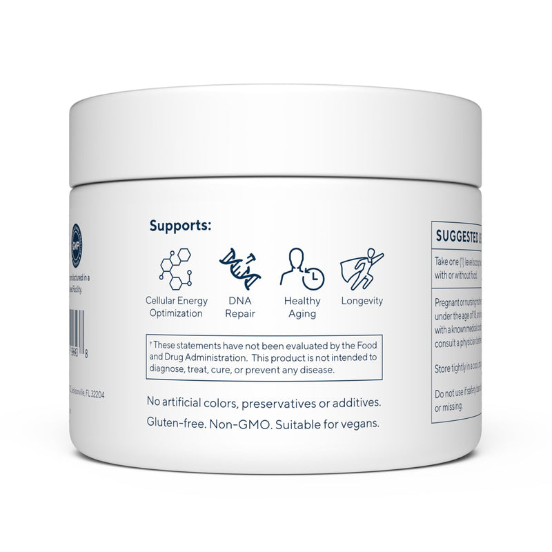 RENUE by Science NMN Powder – 100g, 500mg per Serving, Fast-Dissolve Sublingual, USA Made, Third-Party Tested