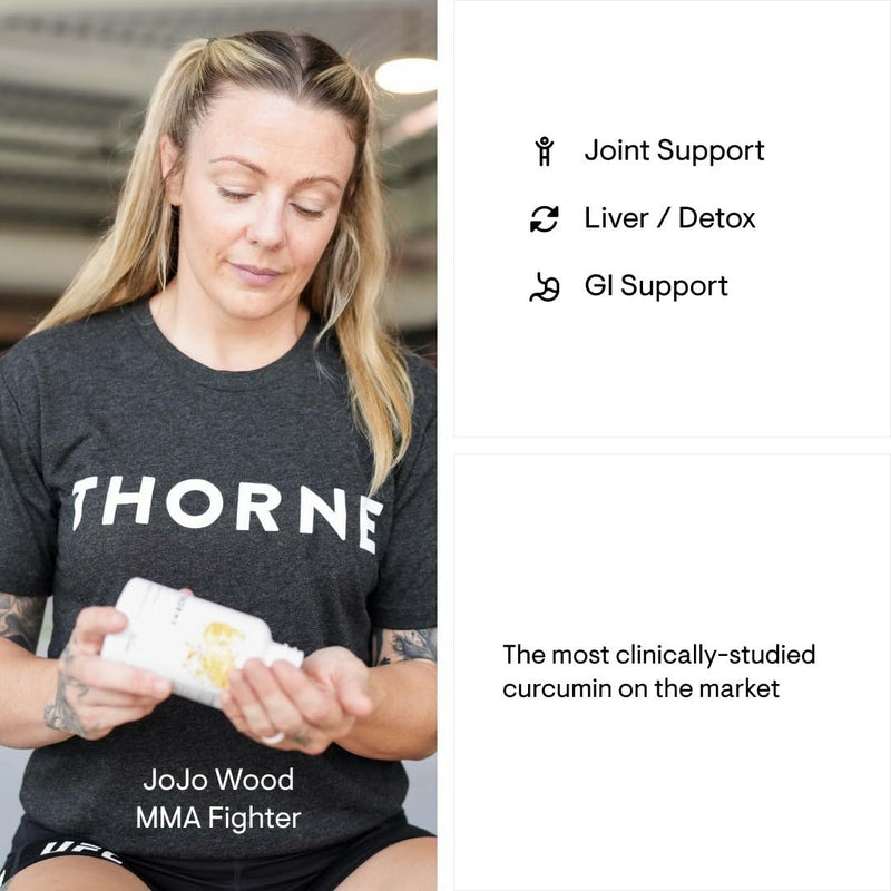 THORNE Curcumin Phytosome 500 mg (Meriva) – Sustained Release, Clinically Studied, Supports Healthy Inflammation