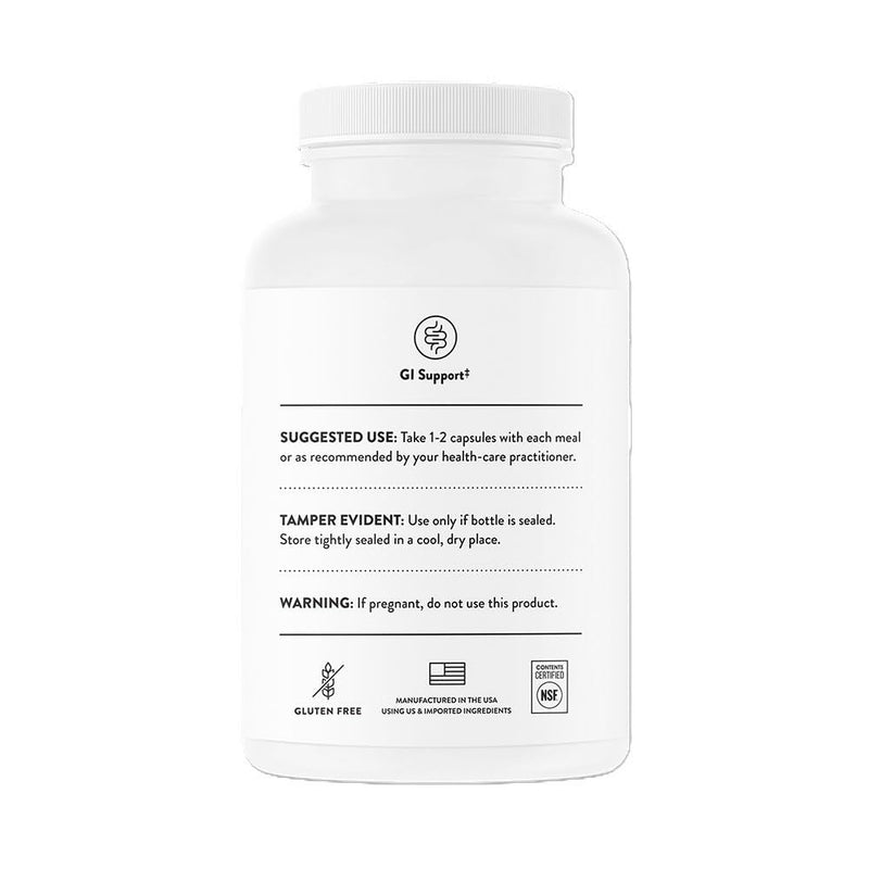 THORNE GI Relief - Digestive Support Supplement with Marshmallow Root, Aloe Vera, DGL & Slippery Elm Bark | 90 Servings