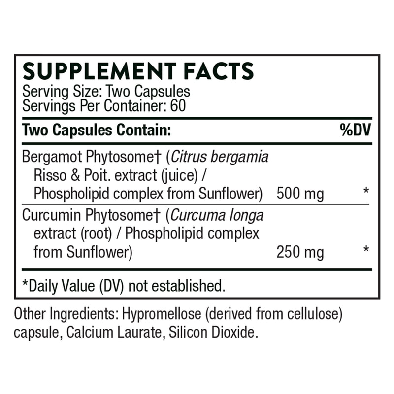 THORNE Metabolic Health – Gut Health & Weight Management with Bergamot & Turmeric (60 Servings)