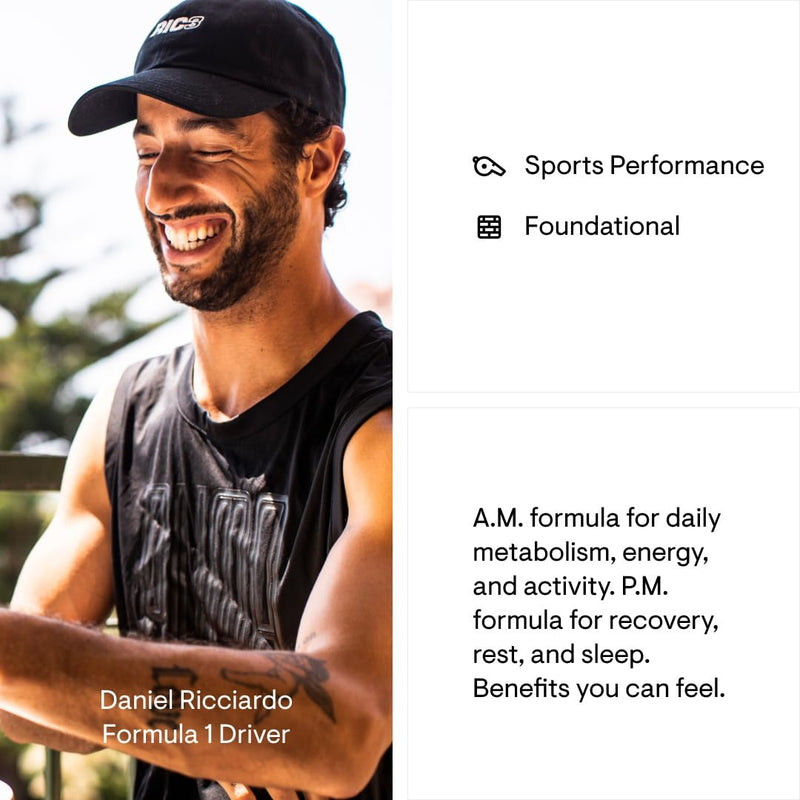 THORNE Multi-Vitamin Elite – AM & PM Daily Nutritional Supplement (Gluten-Free, Dairy-Free) | 180 Capsules
