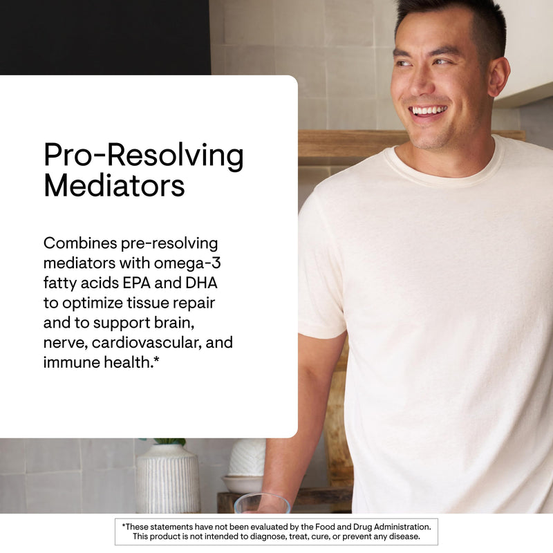 THORNE Pro-Resolving Mediators - Balanced Immune Response & Brain Structure, 60 Gelcaps
