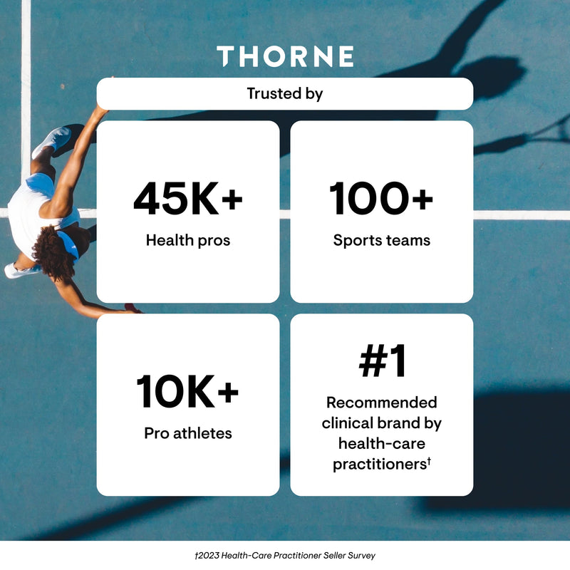 THORNE Complete Biotic – Probiotic, Prebiotic & Postbiotic for Gut Health | 30 Servings