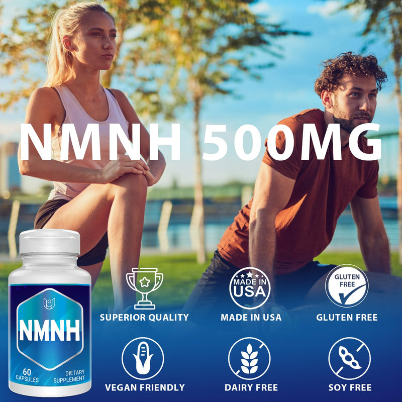 Ucessuyy NMNH NAD+ Supplement – 60 Capsules to Boost NAD+ Levels